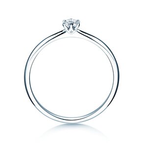 Anillo de compromiso Spirit en plata 925/- con diamante 0,15ct G/VS