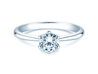 Anillo de compromiso Spirit en 9K oro blanco con diamante 1,00ct G/SI