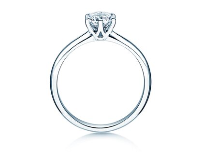 Anillo de compromiso Spirit en 9K oro blanco con diamante 1,00ct G/SI