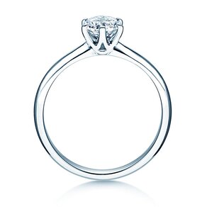 Anillo de compromiso Spirit en 9K oro blanco con diamante 1,00ct G/SI