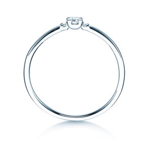 Anillo de compromiso Vivid Petite Diamond en platino 950/- con diamantes 0,10ct G/SI