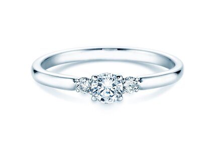 Anillo de compromiso Vivid Petite Diamond en platino 950/- con diamantes 0,30ct G/SI