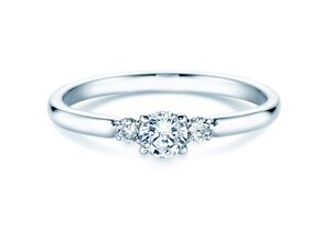 Anillo de compromiso Vivid Petite Diamond en platino 950/- con diamantes 0,30ct G/SI
