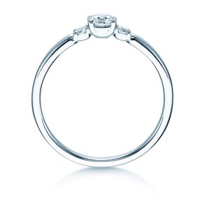 Anillo de compromiso Vivid Petite Diamond en platino 950/- con diamantes 0,30ct G/SI