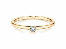 Anillo de compromiso Eternal en 18K oro amarillo con diamante 0,05ct G/SI