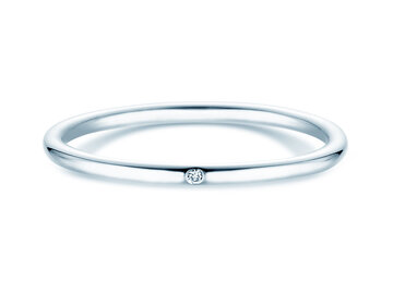 Anillo de compromiso Promise Petite en plata 925/- con diamante 0,005ct