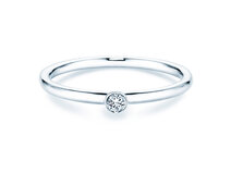 Anillo de compromiso Eternal en plata 925/- con diamante 0,05ct G/SI