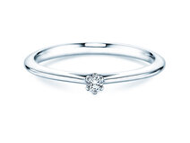 Anillo de compromiso Heaven 6 en plata 925/- con diamante 0,05ct G/SI