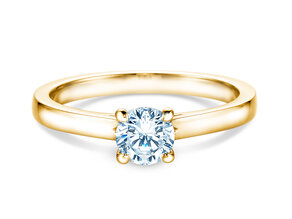 Anillo de compromiso Romance en 18K oro amarillo con diamante 0,60ct G/SI