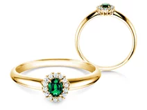 Anillos de compromiso oro discount vivo