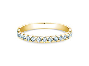 Anillo de compromiso Balance en 9K oro amarillo con diamantes 0,50ct G/SI