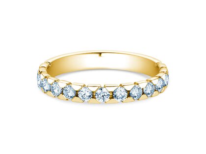 Anillo de compromiso Balance en 14K oro amarillo con diamantes 0,75ct G/SI