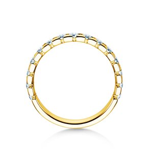Anillo de compromiso Balance en 14K oro amarillo con diamantes 0,75ct G/SI