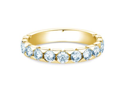 Anillo de compromiso Balance en 14K oro amarillo con diamantes 1,30ct G/SI