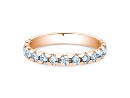Anillo de compromiso Balance en 14K oro rosa con diamantes 0,75ct G/SI