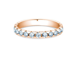 Anillo de compromiso Balance en 14K oro rosa con diamantes 0,75ct G/SI