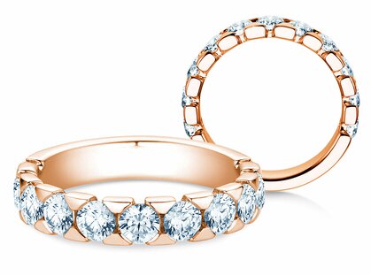 Anillo de compromiso Balance en 18K oro rosa