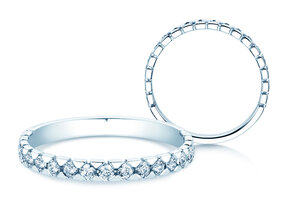 Anillo de compromiso Balance en 18K oro blanco con diamantes 0,50ct G/SI