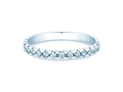 Anillo de compromiso Balance en 9K oro blanco con diamantes 0,50ct G/SI