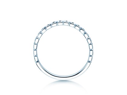 Anillo de compromiso Balance en 9K oro blanco con diamantes 0,50ct G/SI
