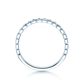 Anillo de compromiso Balance en 9K oro blanco con diamantes 0,50ct G/SI