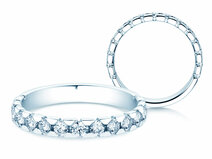 Anillo de compromiso Balance en 14K oro blanco con diamantes 0,75ct G/SI