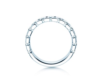 Anillo de compromiso Balance en 14K oro blanco con diamantes 1,30ct G/SI