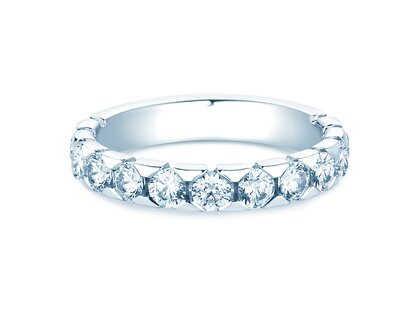 Anillo de compromiso Balance en 14K oro blanco con diamantes 1,30ct G/SI