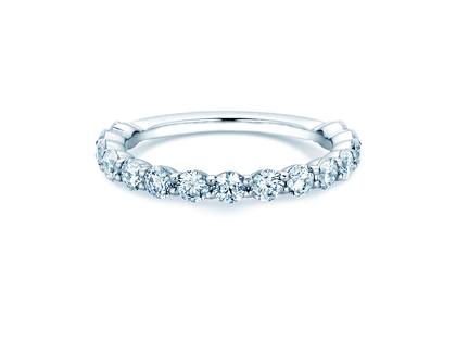 Anillo de compromiso Dawn en 14K oro blanco con diamantes 1,27ct G/SI