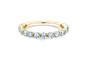 Anillo de compromiso Dawn en 14K oro amarillo con diamantes 1,27ct G/SI