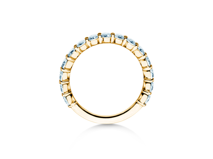 Anillo de compromiso Dawn en 14K oro amarillo con diamantes 1,27ct G/SI