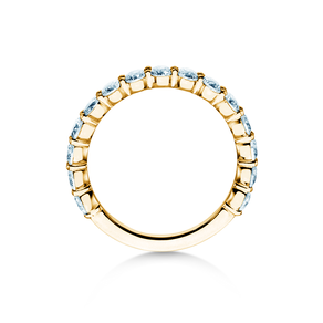 Anillo de compromiso Dawn en 14K oro amarillo con diamantes 1,27ct G/SI