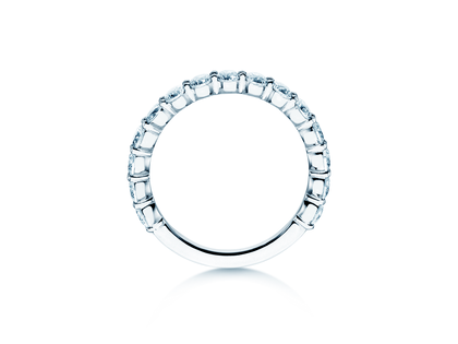 Anillo de compromiso Dawn en 14K oro blanco con diamantes 1,27ct G/SI