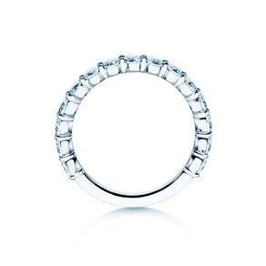 Anillo de compromiso Dawn en 14K oro blanco con diamantes 1,27ct G/SI