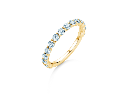 Anillo de compromiso Dawn en 14K oro amarillo con diamantes 1,27ct G/SI