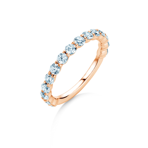 Anillo de compromiso Dawn en oro rosa