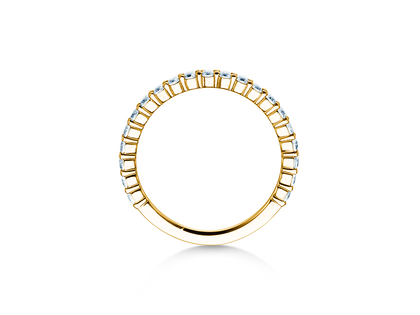 Anillo de compromiso Dawn en 14K oro amarillo con diamantes 0,53ct G/SI