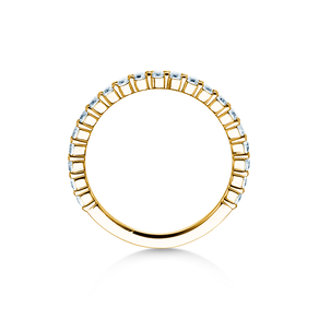 Anillo de compromiso Dawn en 14K oro amarillo con diamantes 0,53ct G/SI