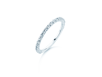 Anillo de compromiso Dawn en 14K oro blanco con diamantes 0,53ct G/SI