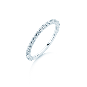 Anillo de compromiso Dawn en 14K oro blanco con diamantes 0,53ct G/SI