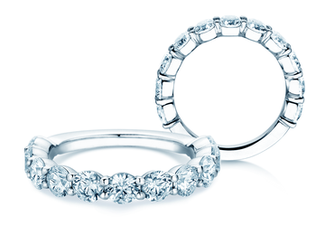 Anillo de compromiso Dawn en platino