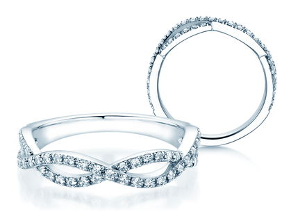 Anillo de compromiso Diamond Curve