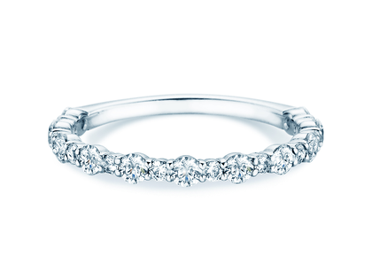 Anillo de compromiso Diamond Pulse en 14K oro blanco con diamantes 0,59ct G/SI