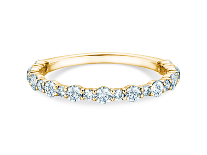 Anillo de compromiso Diamond Pulse en 14K oro amarillo con diamantes 0,59ct G/SI