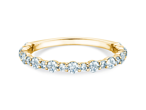 Anillo de compromiso Diamond Pulse en 14K oro amarillo con diamantes 0,59ct G/SI