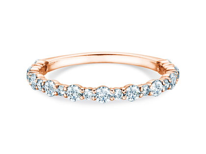 Anillo de compromiso Diamond Pulse en 14K oro rosa con diamantes 0,59ct G/SI