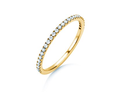 Anillo de compromiso Dusk en 9K oro amarillo con diamantes 0,25ct G/SI