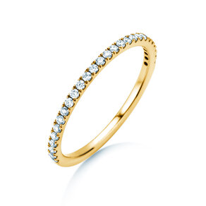 Anillo de compromiso Dusk en 9K oro amarillo con diamantes 0,25ct G/SI