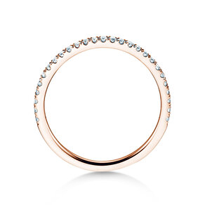 Anillo de compromiso Dusk en 9K oro rosa con diamantes 0,25ct G/SI