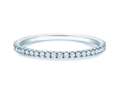 Anillo de compromiso Dusk en platino 950/- con diamantes 0,25ct G/SI